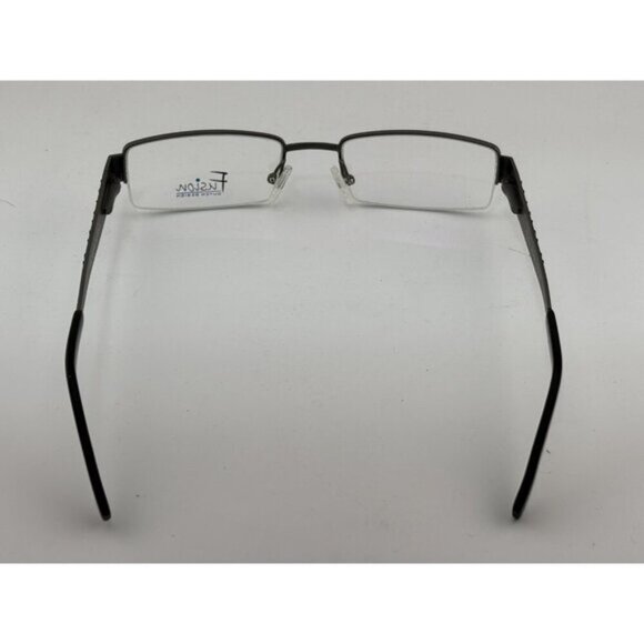 Fusion - 50-19-135 F196 COL. 3 Black Striped Rectangle Glasses Frames - Picture 8 of 8